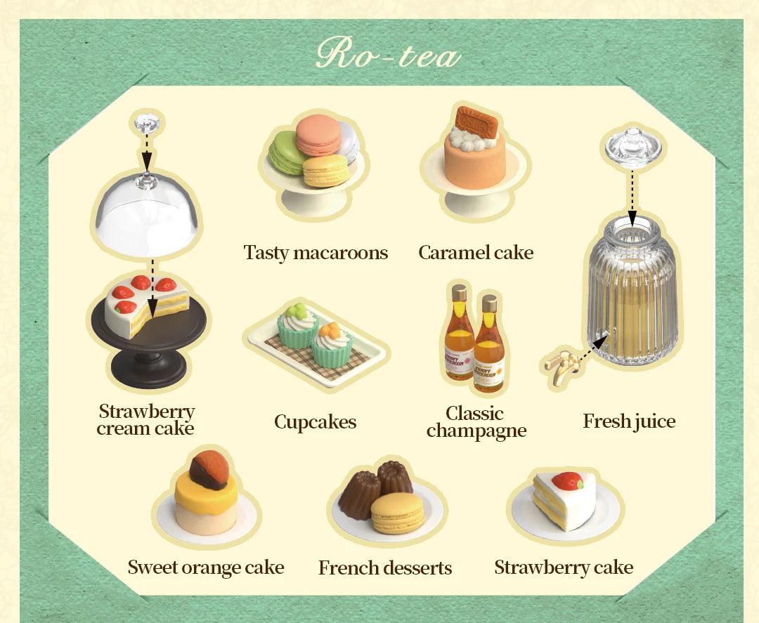 Robotime Rolife Super Creator Series Plastic Dollhouse Building Blocks for Kids Yum Burgers Leisurely Cheers Bar Sweet Sips Tea - Zephyr