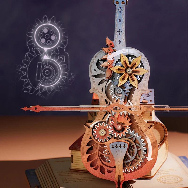 Caixa de música mecânica do Celo Celo Magic Limited