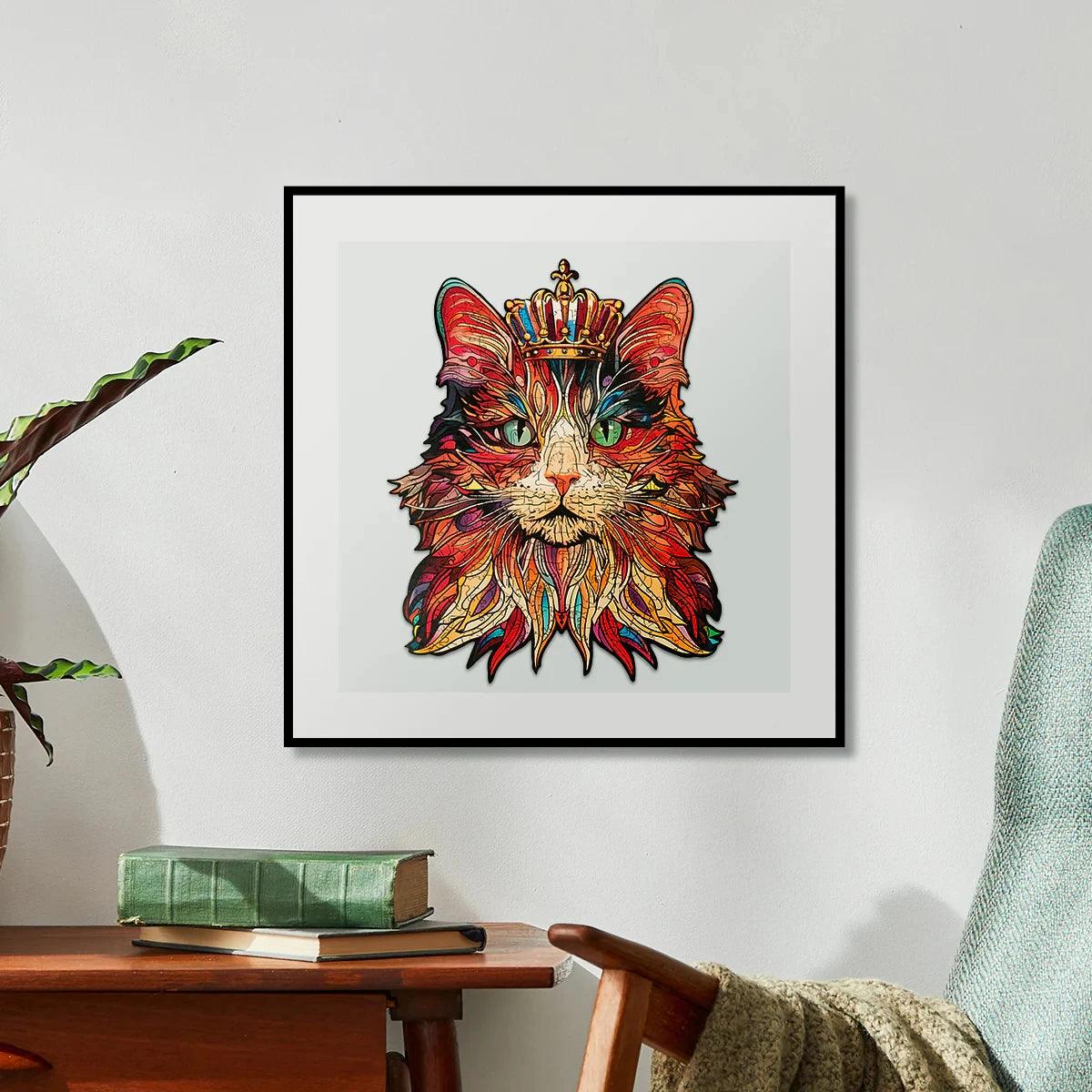Mística Mandala Flower and Cat King